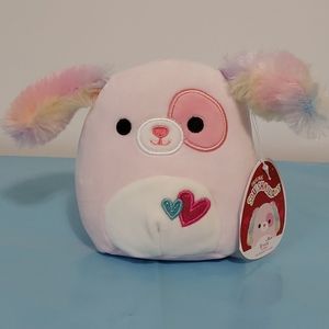 5" Bryce the Dog Valentine's  Exclusive NWT HTF Kellytoy 2022 Squishmallow